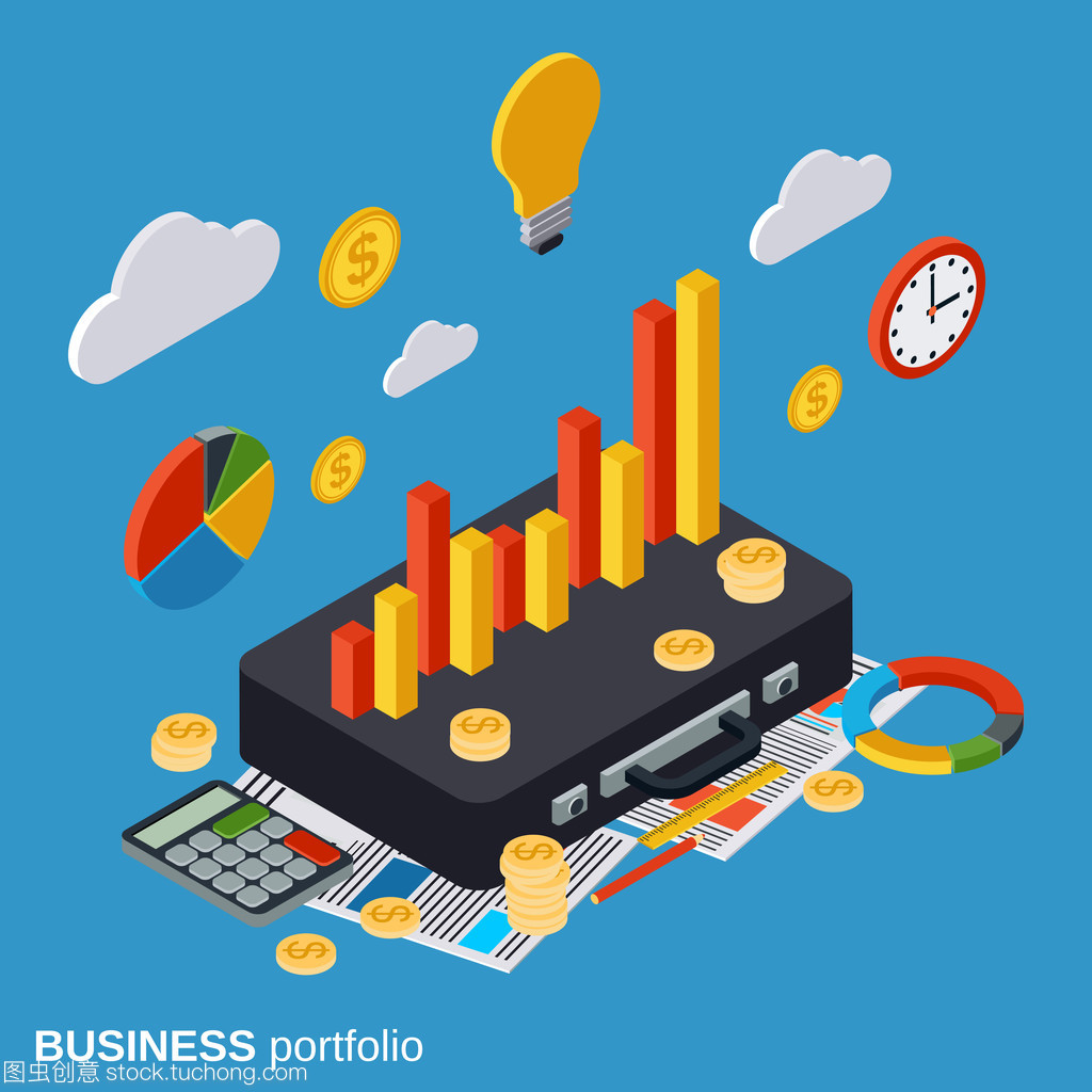 業務組合、 金融統計、 分析、 管理矢量的概念